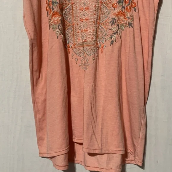 Johnny Was Calida Embroidered Floral Boho Top - Picture 6 of 9